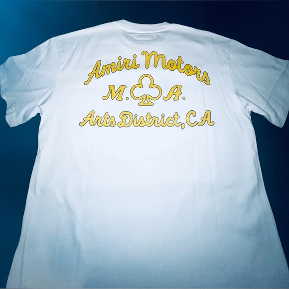 Men’s XL Amiri MOTORS Short Sleeve T-Shirt - Picture 6 of 7